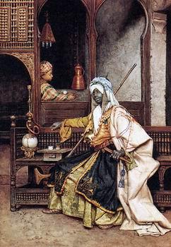 unknow artist Arab or Arabic people and life. Orientalism oil paintings  491